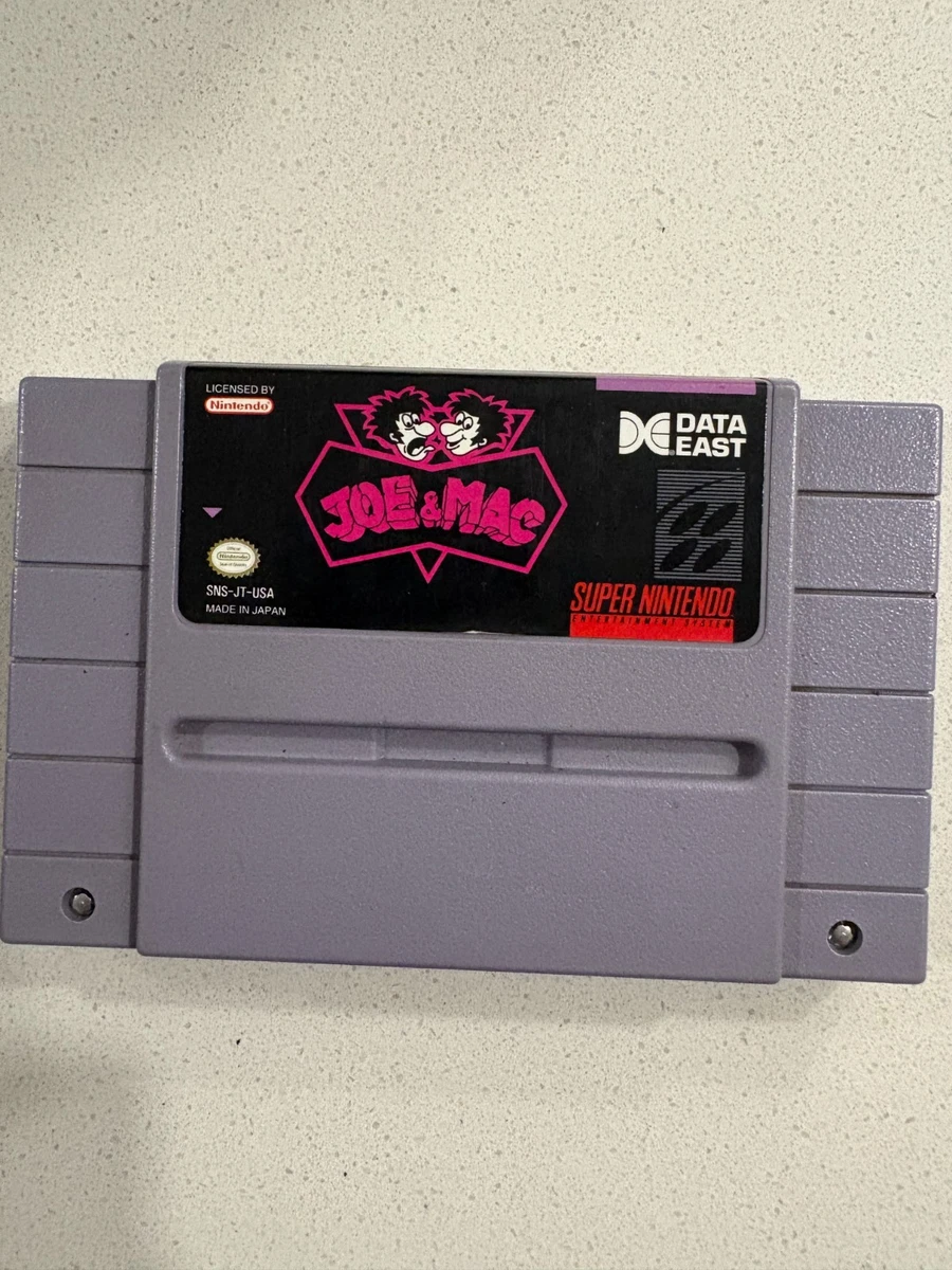 Joe & Mac Nintendo SNES Video Games for sale | eBay