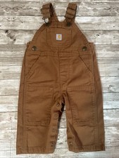 Carhartt Kids Overalls 3M Duck Canvas OX8609-B Toddler Baby Girls Boys L 