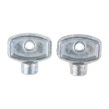 2Pack Exhaust Valve Key Zinc Alloy 24.5 22.5mm For Standard Heating Valves