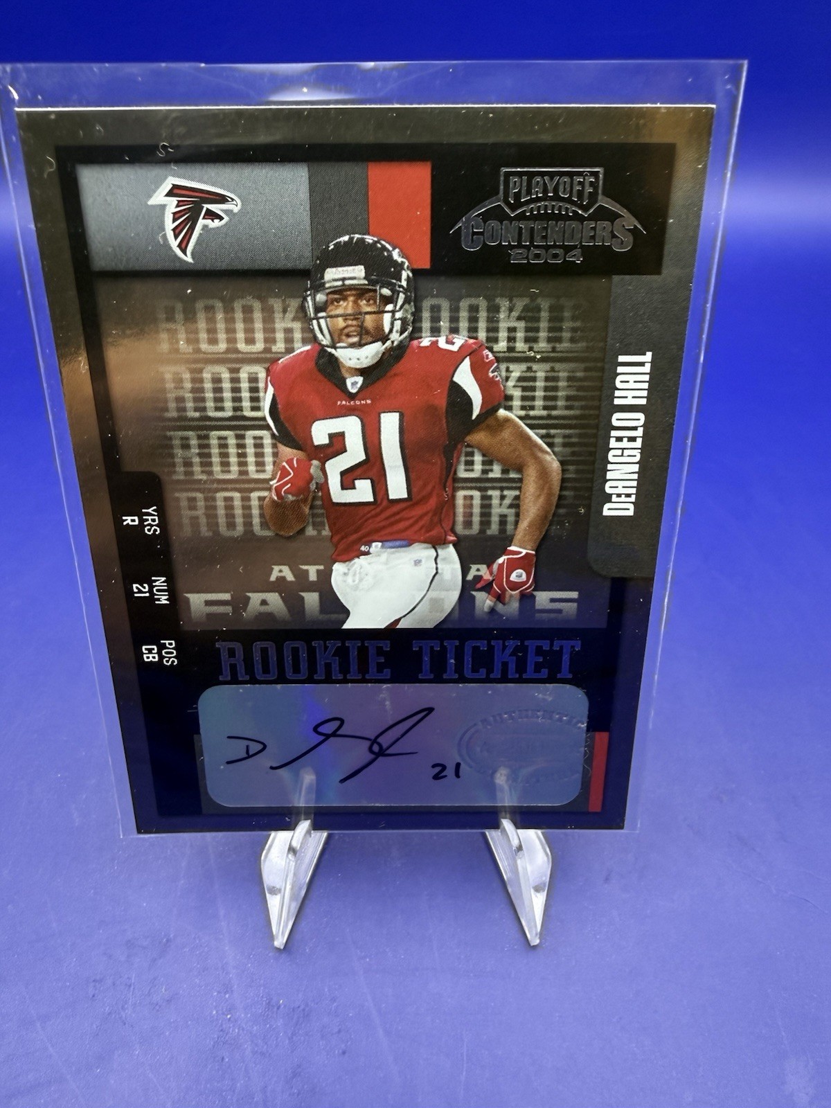 DeAngelo Hall Playoff Contenders #123 Autograph