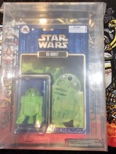 Star Wars Disney Parks Exclusive R3-B0017 Glow in the Dark Droid Factory AFA 8.5