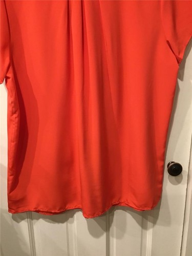 WOMEN'S SZ 16 NWT SHIRT TOP DRESSY BLOUSE PLEATED LANDS END OUTFITTERS - Picture 8 of 9
