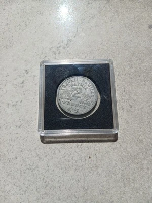 Piece Rare 2 Francs Francisque 1943 - Photo 1/2