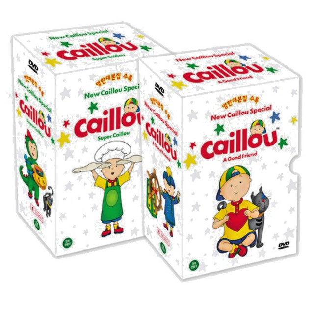 New Caillou Special Full Set 8-DVD 8-CD English-Speaking Eng-Kor Subtitles