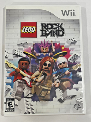 Lego Rock Band Nintendo Wii Complete   CIB & Mint!