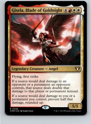 Magic the Gathering Gisela, Blade of Goldnight Commander Masters MTG Free Ship!