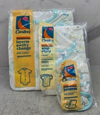 Vintage Carters Baby Clothes Lot NWT New Sealed Swifty Change Snap Shirts Bootie