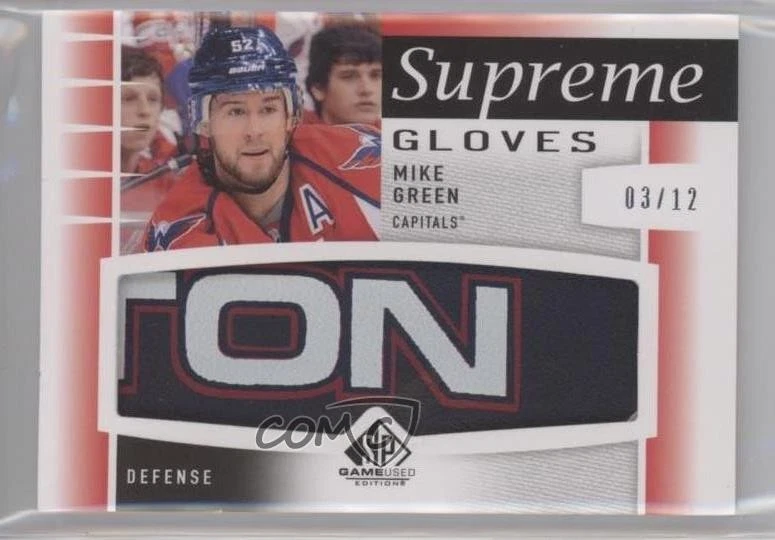 2013 14 SP Game Édition Occasion Supreme Gloves /12 Mike Green #SG MG
