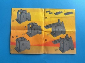 Lego Castle 6061 Siege Tower Instruction Manual Only Lion Knights