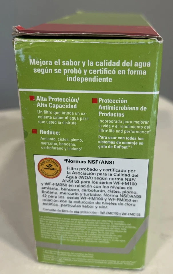 Dupont NEW Faucet Mount Water Filter Cartridges WF-FMC103X 100 Gallon (3+1 Pack) - Image 3 of 4