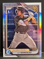 2024 Bowman Chrome Prospects J.D. Gonzalez #BCP-111 REFRACTOR/499 Padres 1st