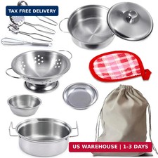 Kids Kitchen Pretend Play Toys,Mini Play Kitchen Accessories Set with