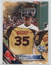 2016 Update All-Star Topps.com Online Exclusive 5x7 Gold 5/10 Steven Wright 2d9