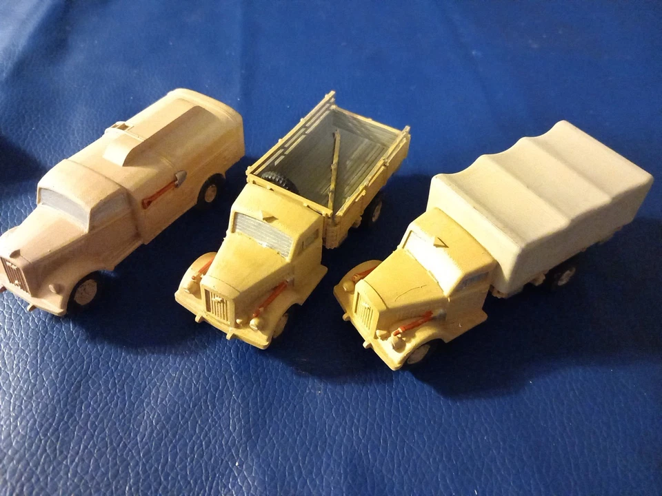 1/72 Konvolut 6x Wehrmacht LKWs bemalt. Airfix, 3D Druck usw. - Bild 3 von 4