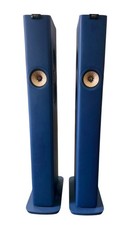 Kef Ls60 Wireless Floorstanding Speakers Pair - Royal Blue - Dents