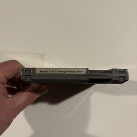 Bandai Golf Challenge Pebble Beach Nintendo NES 1989 With Manual Tested