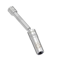 ZüNdkerzenschlüSsel Auto Motorrad 16Mm 15Cm Cr-V-Stahl Magnetisch Schwenkbar
