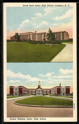 AK Lockport, NY, North Park Junior High School, Emmet Belknap Junior High Schoo 