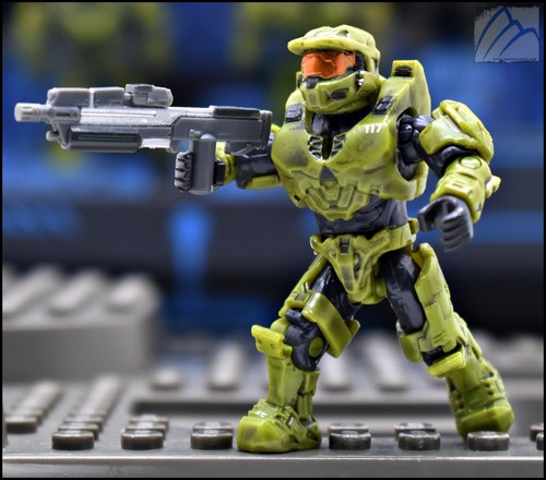 HALO MEGA CONSTRUX GREEN MARK VI GEN3 FIGURE 2020 SDCC MASTER CHIEF COLLECTION - Picture 2 of 5
