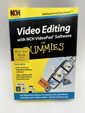 Video Editing NCH VideoPad Software For Dummies CD ROM & Book