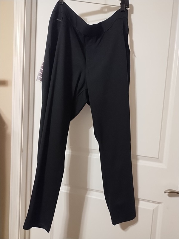 Nine West Heidi Pull On Skinny Black Stretch Pants XXL New Leggings Ponte