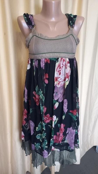 Women Sportmax Dress Multicolor Silk 34 / XS