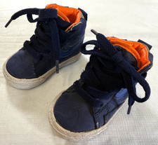 Toys R Us Sneakers Toddler 2 Blues Orange White High Top
