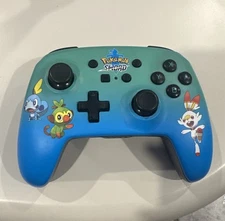 PowerA Enhanced Wireless Controller For Nintendo Switch-Pokemon Sword Blue