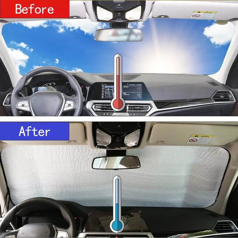 Parabrisas de coche Chevrolet reflectante plegable excelente calidad Foto 4 de 4