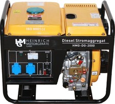 Diesel Stromerzeuger Notstromaggregat Stromaggregat 230V HMG-DG-2200 Generator