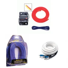 Metra MLAK4-10 100 Amp Breaker 4GA Tinned Pure Copper 10 foot Marine Wiring K...