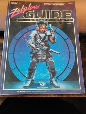 TSR Star Frontiers Zebulon's Guide to Frontier Space Map Inside