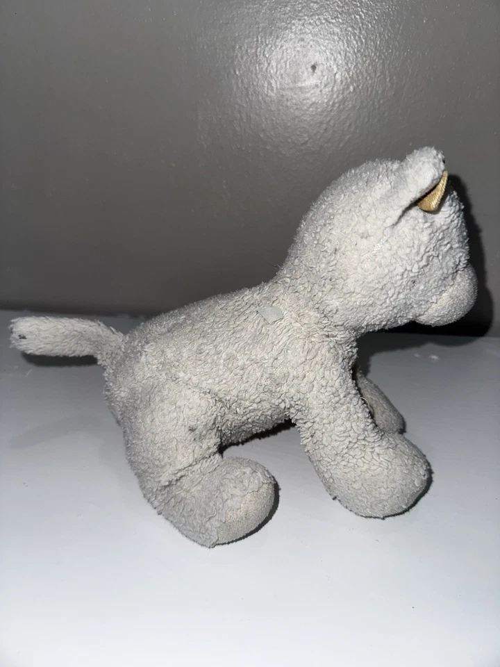 Carters 白色小猫小猫金蝴蝶结毛绒婴儿玩具填充动物非常受欢迎 — 第 2/4 张图片