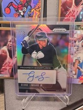 2025 Prizm Baseball George Lombard Jr Prospect Signatures Silver