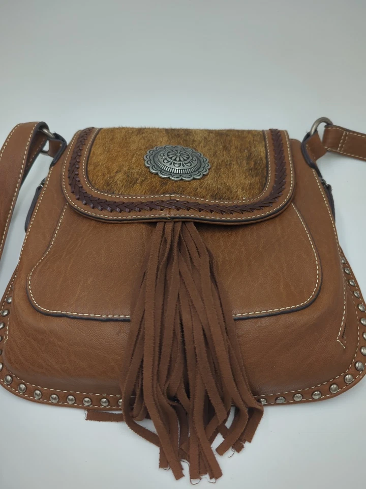 Cartera occidental cruzada Blazin Roxx con borla y correa ajustable Foto 4 de 4