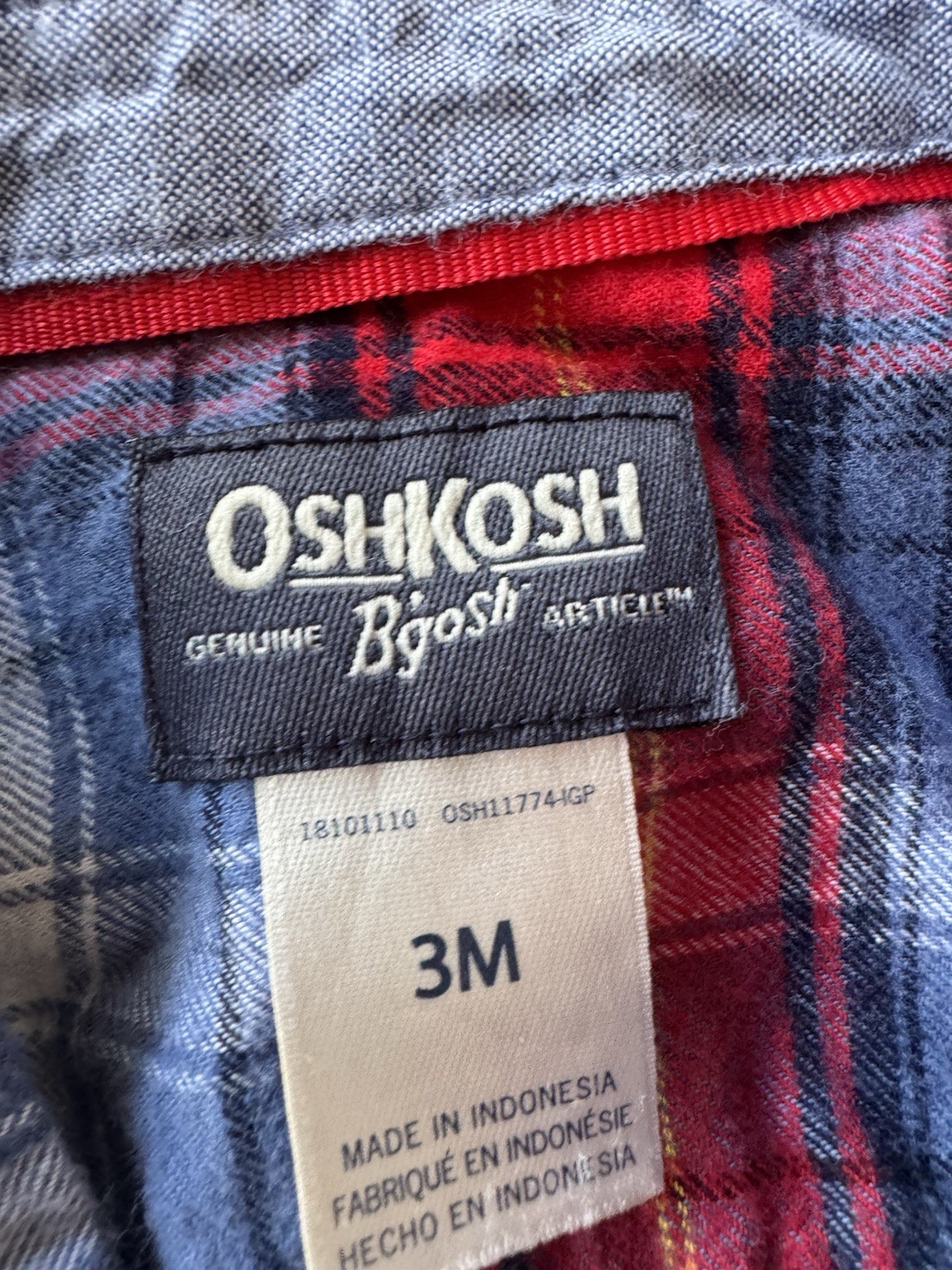 Baby Boy's Clothes 3 month Bundle H&M Carter's  Oshkosh cotton baby clothes thumbnail 10