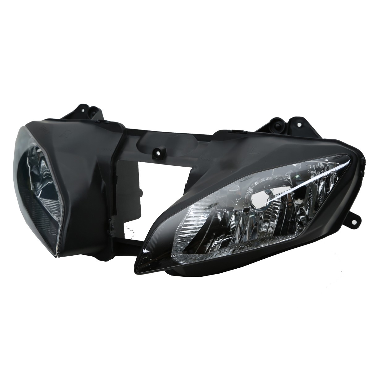 Black Front Headlight Assembly Fit For Yamaha YZF R6 2008-2016 2015 ...