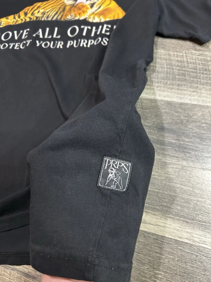 Camiseta PRPS In The Mist con estampado gráfico para hombre 2xl negra Foto 3 de 4