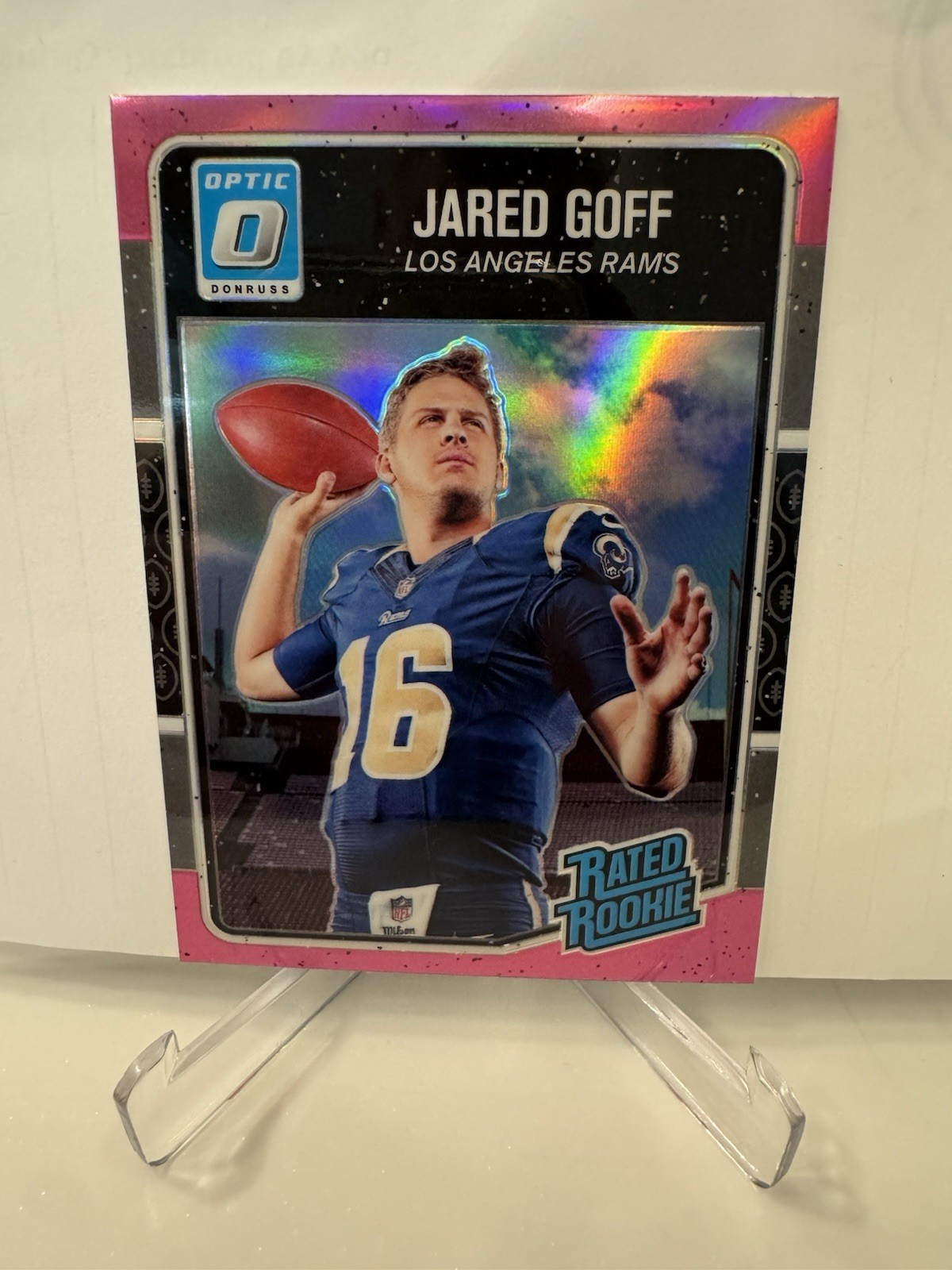 2016 Donruss Optic - Rated Rookie Jared Goff #172 Pink (RC)