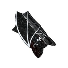 Black Bat Hair Claw Clip Gothic Punk Hair Accessory For Halloween Party