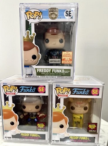 Freddy Funko Avengers Bundle - Thor Metallic, Loki and Cap America Metallic