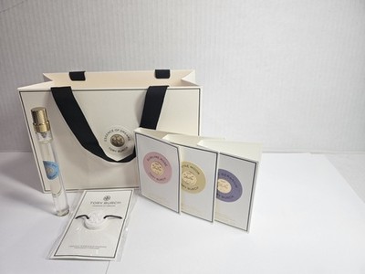Tory Burch Electric Sky Perfume Travel Size with Brazalete New In Box .