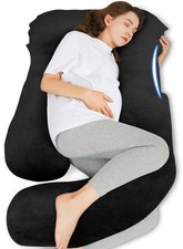 HIPHOP PANDA U-Shaped Pregnancy Pillow for Sleeping - Full Body Maternity Sup...