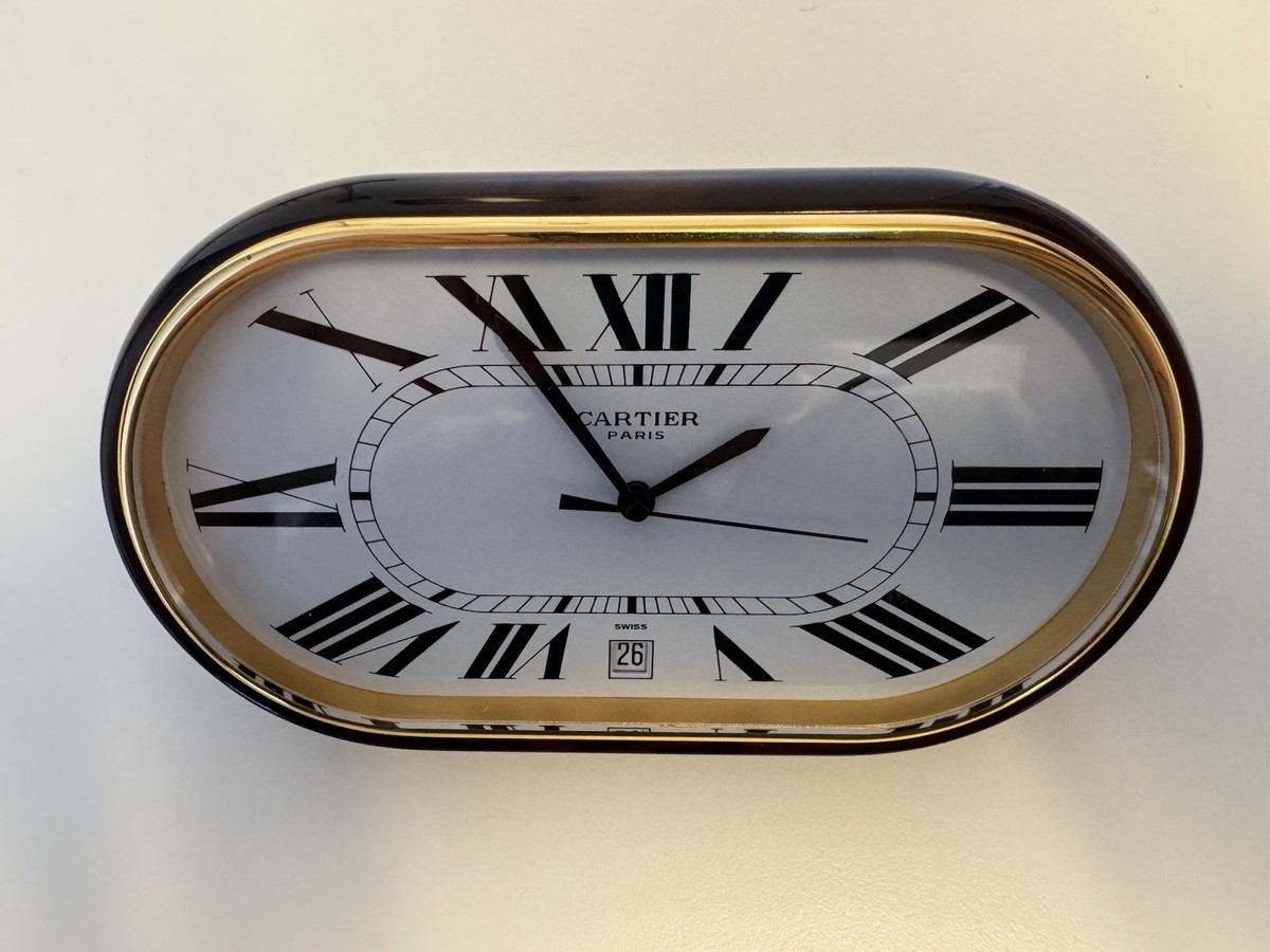 Cartier Accordion Table Clock | eBay