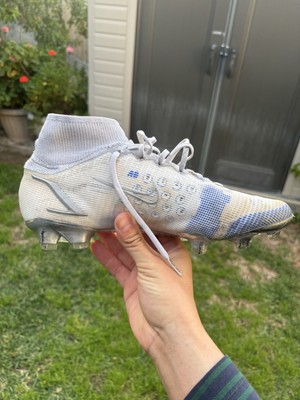 Nike Mercurial Vapor 14 Superfly Elite Sz 9.5 Nike ID Blue WHITE