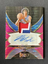 Bobi Klintman 2024-25 Panini Select Rookie Patch Pink Pulsar Auto RC /15