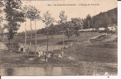 CPA 07 LA LOUVESC L'Etang du Val d'Or