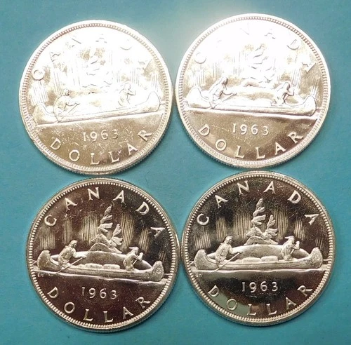 one 1963 Canada Silver Dollar - Uncirculated