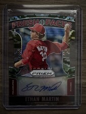 Ethan Martin 2015 Panini Prizm Fresh Faces Die Cut Camo Rc Auto /199