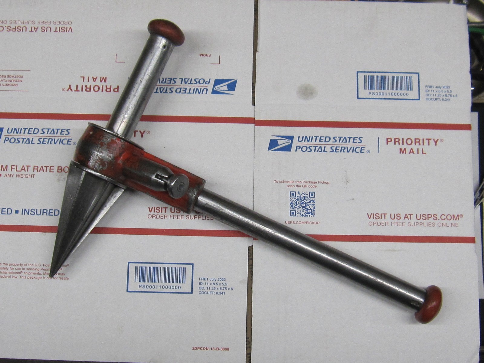 Vintage Toledo Ratcheting Pipe Reamer Made In U.S.A.